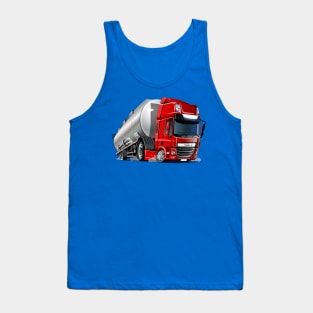 Cartoon truck Tank Top